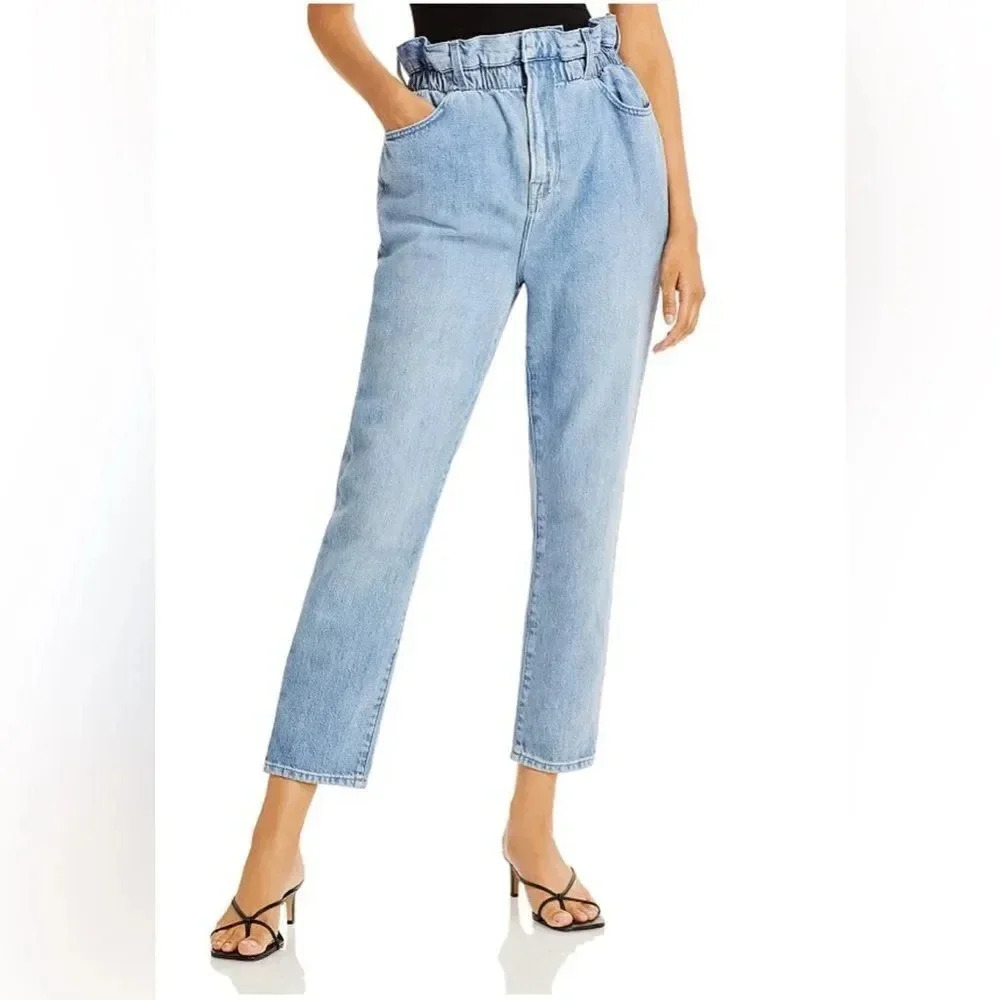 NEW FRAME Elastic Waist Jeans in Meridian